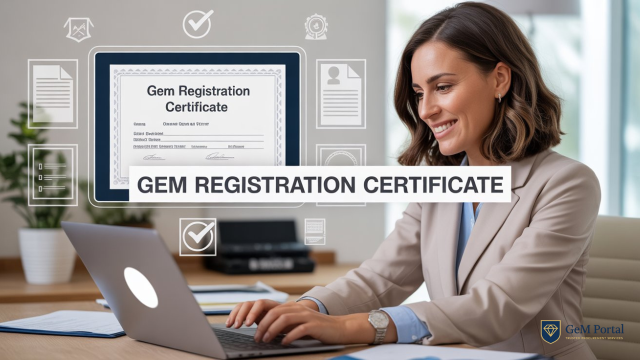 GeM Registration Certificate | जेम पोर्टल रजिस्ट्रेशन प्रक्रिया और दस्तावेज़